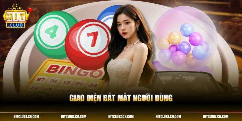 Giao diện bắt mắt người dùng